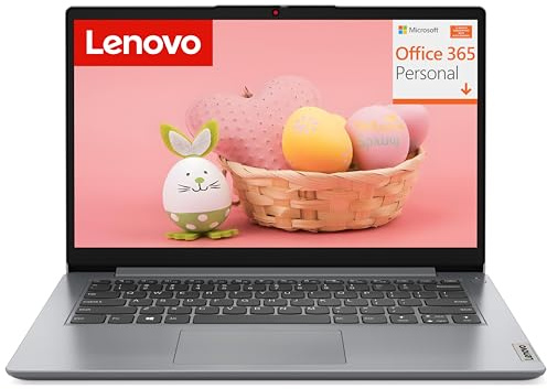 Lenovo 2026 Ideapad Laptop Ultrabook for Home&Business, Microsoft Office 365, Copilot AI, 128GB SSD, 500GB External HDD, 4GB RAM, Intel Multi-Core, Fast Charging, Quick Setup, Lightweight, Windows 11