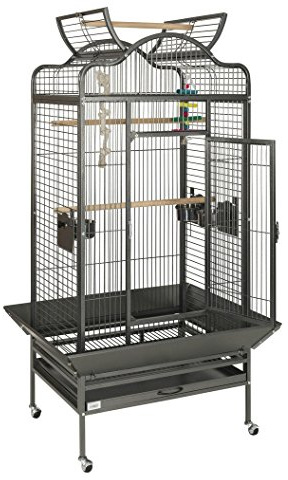 LIBERTA VOYAGER DARK EDITION Large Cage for Medium Parrots | African Grey, Amazons