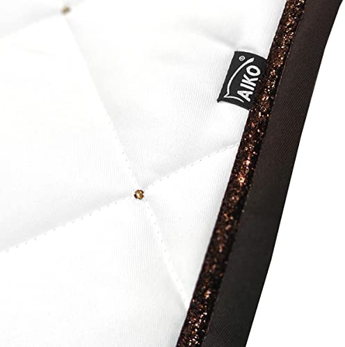 AIKO Schabracke Crystal Shine White-Mocca, DR
