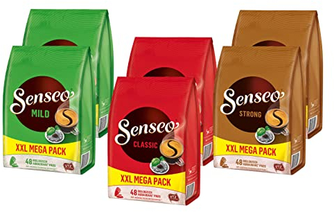 Senseo Pads XXL Probierpaket 3 Sorten Senseo Mild Classic Strong 288 Kaffeepads