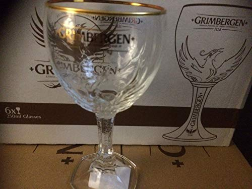 Grimbergen Lots de 6 Verres à biére 2018 0.25cl