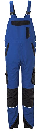 Planam Norit Herren Latzhose Kornblau schwarz Modell 6522 Größe 58