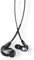 Shure AONIC 215 Sound Wired Earbud isolanti, suono chiaro, driver singolo, adattamento in -ear sicuro, cavo staccabile, durevole, compatibile con dispositivi Apple e Android, Nero