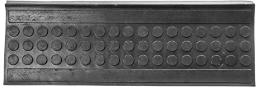 Jet-Line® | Stufenmatten außen | Gummi | Melina | Außenbereich | Treppenmatten | Außentreppe | Antirutschmatte | 25x75cm | schwarz | mit Winkelkante 75x25 cm Treppenstufen matten antirutsch