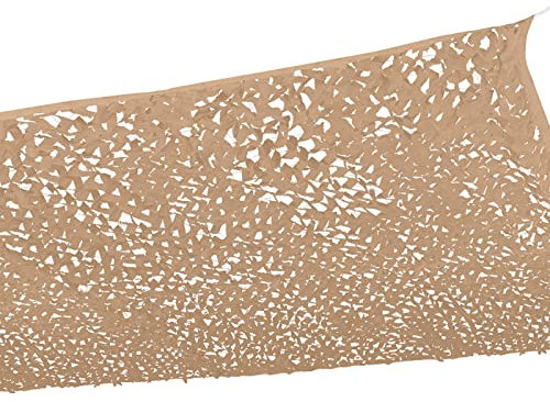 IDMarket - Voile d'ombrage rectangulaire Design ombrière Camouflage 3x4 M Sable