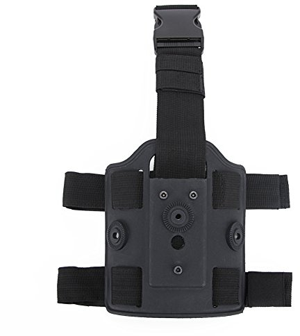 Taktische Beinplatte Beinplatform Beinholster Oberschenkelholster Tasche Beutel für Airsoft, Paintball, Militärspiele, Jagdschießen, Training oder Cosplay