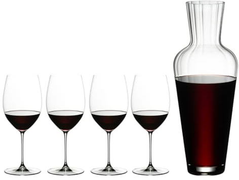 RIEDEL Veritas Cabernet/Merlot + Mosel Dekanter