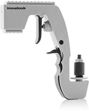 InnovaGoods - Pistolet Distributeur de Champagne et Bière Fizzllet, Design Élégant, Serveur de Boissons Amusant, Noir, ABS