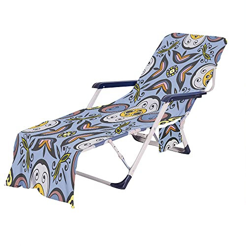 Surwin Böhmen Schonbezug Für Gartenliege Strandliegenauflage Frottee Liegenauflage Sommer Stuhl Strandtuch Sun Lounger Bezug mit Tasche Sporthandtuch für Garten Schwimmen (75x210cm,Mandala L)