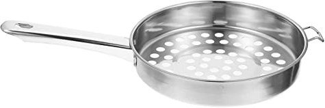 GOOHOCHY Colapasta Freddo Per Gamberetti Con Foro Paletta Per Scolapasta Schiumatoio a Rete Cucchiaio Scanalato Mestolo Scanalato Filtro Dell'acqua Buco Acciaio Inossidabile
