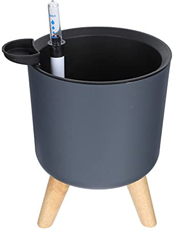 CIMAXIC Selbstbewässernder Übertopf Moderner Dekorativer Pflanzer Topf Hauspflanzentöpfe Großer Blumentopf Mit Wasserstandsanzeige