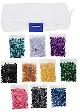 1 Schachtel Dekorative Fischs Chuppen Pailletten Schillernde Nagelpailletten Schillernde Pailletten Bulk Lose Pailletten Tasse Pailletten Handwerk Material Plastik Kleidung Zubehör