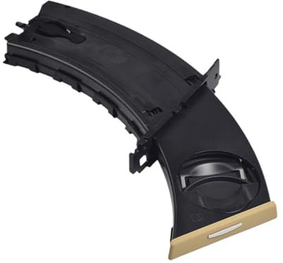 HANZOU Portavasos for bebidas del lado izquierdo del conductor delantero, negro y Beige, apto for Serie 3, E90 E91 318I 325I 328I 51459173463 51459173467 51459173469 almohadilla del portavaso consola(