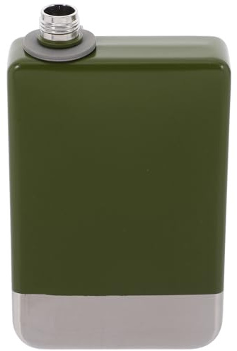 Hoement 1pièce Flasque Acier Étanche Flasque Portable Pour Randonnée Et Camping Bouteille Métallique Pour Boissons Plein Air