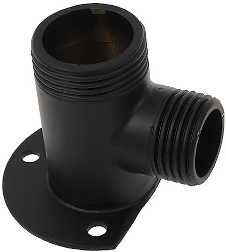 BESTonZON Wandmontierter Duschschlauchanschluss Wasserhahn Installationssatz Für Außenduschsystem Mit Handbrauseventil Und Wasserauslass Für Freiliegende Wasserhahnarmaturen Und Thermostat-s