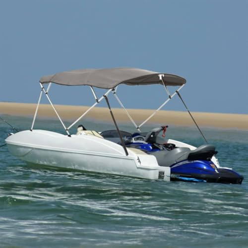 LAPOOH Toldo Bimini 4 Arcos con Paredes Laterales 243x(185-198) x137 cm, Bimini para Barcos, Toldos Barco, Funda para Barco, Funda para Barcofunda para Barco - 94835
