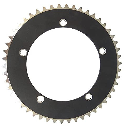 LKfjnhePF Kettenblatt Fixed Gear Bahnrad Kettenblatt 144 BCD Fahrrad Kettenrad 44T 46T 48T 49T 50T 51T 52T 53T Single Speed ​​Aluminiumlegierung(144 BCD 42T)