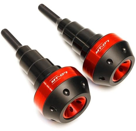 CYDJML Motorrad Sturzschutz Motorrad-Sturzpad-Schutz Für Yamaha MT-07 MT 07 MT07 2014–2018 2019 2020 Rahmengleiter Sturzpads Sturzschutz Crash Protector Sturzpads(Rot)