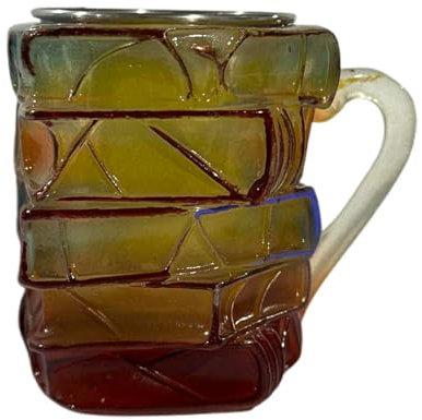Generico Tasse de petit-déjeuner - Tasse personnalisée | Cafetière 1 | Tasses à café pour les amateurs de livres | Verres Peints à la main | Carotteuse murale | Conteneurs d'eau, Accessoires de Sc