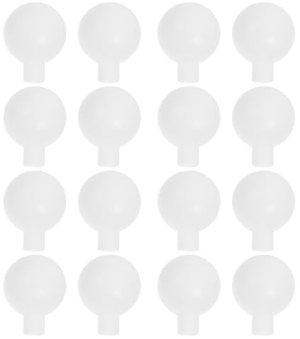 WOONEKY 100 Coprilampadine Mini Paralumi a Globo Smerigliati per Luci a Stringa LED 5 Mm, Coprifili Decorativi Rotondi Satinati per Interni ed Esterni, Decorazione Festa,