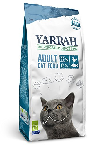 Yarrah Fisch Bio Katzenfutter, 2 x 0.8 kg