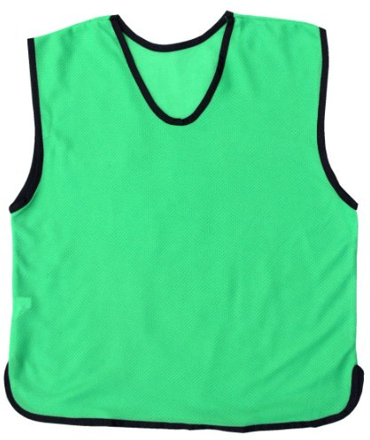 PROSTYLE SPORTS Trainingsleibchen, für Erwachsene, für Fußball, Rugby, Hockey etc, 10 Stück, grün