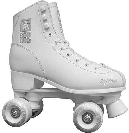 KRF Kinder Rollschuhe, Roller Figure Quad School PPH, White, 40, 0016920