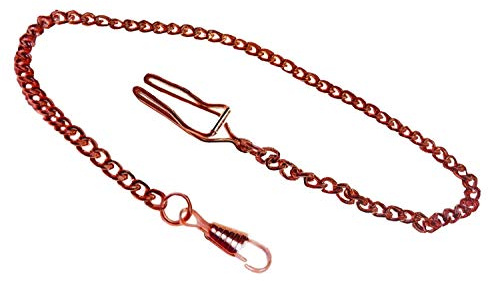 N&B Chaînette Métal Chaîne Bélière De Rechange pour Montre Gousset (Cuivre)