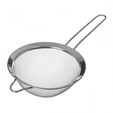 Colador de Cocina | Escurridor en Acero inoxidable | Chino de Cocina con Mango | Colador de Malla fina | Colador metálico para Pastas, Arroz y Aceite | EUROXANTY Accesorios de Cocina | Ø 20 cm
