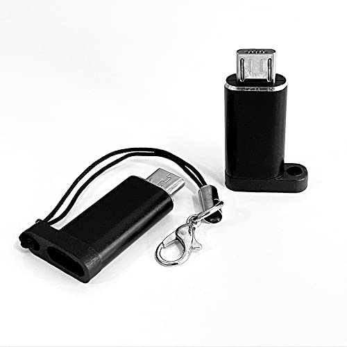 VMOJO Adaptador Micro USB a USB C OTG macho Micro USB a USB 3.1 Tipo C hembra adaptador convertidor (2 piezas).
