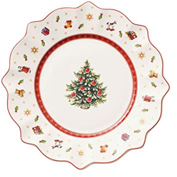 Villeroy & Boch Toy's Delight Frukosttallrik Vit 24 cm Set med 6 stycken julbord
