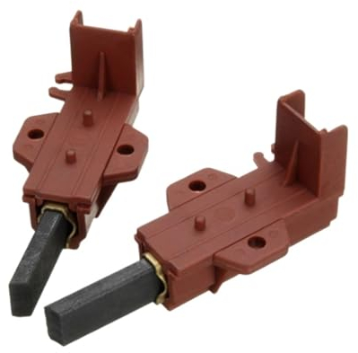 NieKe 2 Stück Kohlebürsten und Halter for Waschmaschinenmotoren, Kohle-Elektromotoren, kompatibel mit Samsung, kompatibel mit Ariston L94MF7, kompatibel mit Indesit(Replacement Parts)