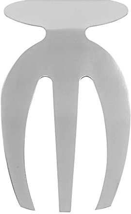 OUNONA Stainless Steel Salad Claw Fork Well-Shaped Salad Server Anti-Slip Design for Buffet Catering Party Kitchen Tool