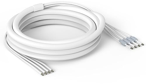 Waveform UltraFlex-Quad Cable: Low-Loss Quad-195 Extension Cable | Outdoor Rated | SMA Male to SMA Female | Weatherproof Boots | for 5G Cellular Routers, Gateways, Hotspots | 6m Length