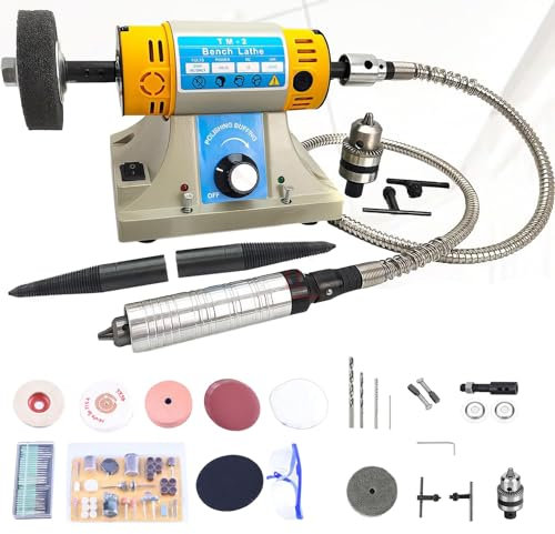 Lucidatrice Da Banco, 320w Lucidatrice Per Gioielli, Rettifica, Buffer, 10000 Giri/min, Scalpello Elettrico, Strumento Per Intagliare, Interruttore Di Sicurezza Per Giada, Pietra, Metallo, Legno