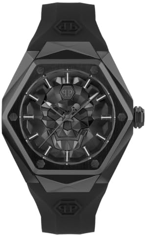Philipp Plein Herren Analog Quarz Armbanduhr The $Kull Spikes