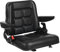 Qussse Sedile universale per carrello elevatore, sedile trattore con cintura di sicurezza, sedile regolabile in pelle PVC, fino a 100 kg, trattore per carrello da golf, carrelli elevatori, bulldozer