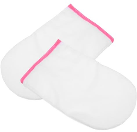 WRITWAA Paraffin Wax Gloves Insulated Cotton Cloth Wax Care Mitts for Hand Treatment Thermal Protection for Beauty Spa and Nail Care