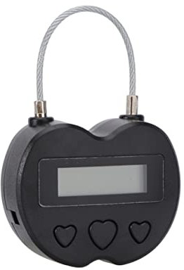 STOBOK Elektronisches USB Anti Timer Schloss Mit Metalldrahtseil LCD Countdown Uhr Für Selbstdisziplin Und Büro