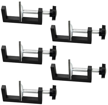 Serre-joints en C robustes en aluminium - Support universel pour soudage, menuiserie, bâtiment, ménage
