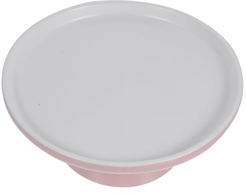 ULTECHNOVO Alzatina per Dolci in Porcellana Rosa Resistente Allusura Vassoio Decorativo per Frutta e Dessert per Feste e Esposizione