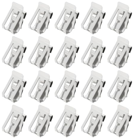 EMSea 100 Pezzi Di Clip Per Cavi Per Pannelli Solari In Acciaio Inossidabile Adatte Per Cavi Fotovoltaici Da 2 X 4 Mm² - 6 Mm²