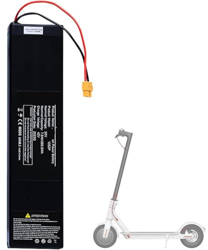 Batería para Patinete Eléctrico De 36V 6Ah 7.8Ah 10.4Ah, 36V 10S3P Batería Recargable Batería De Repuesto para Kit De Motor De 0-400W