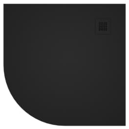 PLATO DE DUCHA RESINA LM ROMO (Negro (RAL 9005), 70X70)