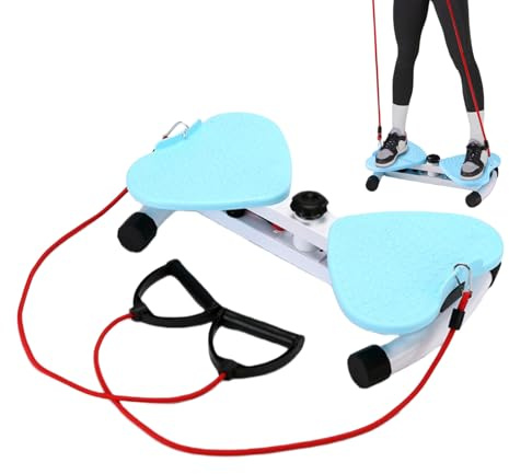 Macchina Girovita – ABS Tubo Acciaio 47x27x11cm | Attrezzo Fitness Antiscivolo Silenzioso | Macchina Girovita Per Rinforzo Core E Allenamenti Domestici