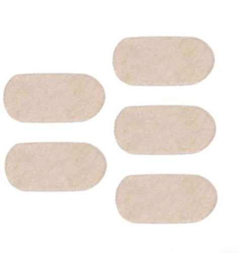 Lot de 5 protections de cordes en parchemin pour violoncelle - Jaune clair - Pour couper et prolonger la durée de vie du pont sur instruments d'orchestre