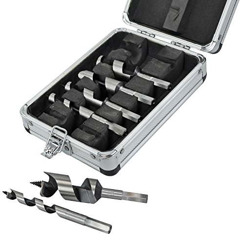 Faithfull CASSET6 Combination Auger Bit Set 10-25mm Stubby (6 Pieces)