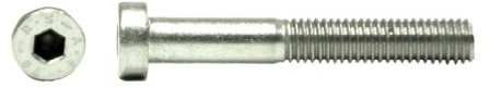 SDU 776176 Zylinderschrauben mit Innensechskant, niedriger Kopf D7984-M6x25-A2 Edelstahl 25 Stück