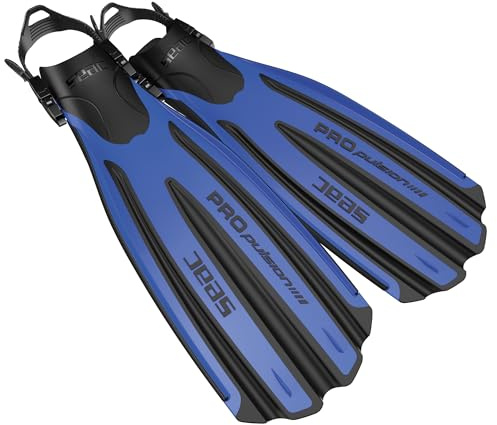 Seac Propulsion, Pinne da Subacquea con Cinghiolo Regolabile, Made in Italy