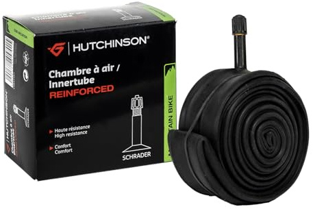 HUTCHINSON - Cámara de Aire - MTB - Reforzada - Resistencia y Antipinchazos - Válvula Schräder - Espesor 1,2 mm - 48 MM - 27,5 x 2,30-2,85
